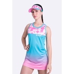 Vestido Beach Tennis com Shorts Hupi Play - Adulto ROSA/AZUL