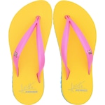 Chinelo Kenner Ibiza Anitta Vulcanizada - Feminino ROSA/AMARELO