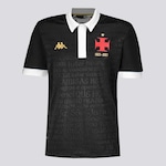 Camisa do Vasco Iii 2023 Kappa - Infantil PRETO