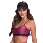 Top Selene com Bojo e Recorte Feminino ROSA