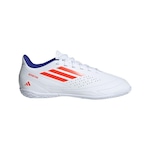 Chuteira Futsal Deportivo III adidas - Infantil BRANCO/LARANJA