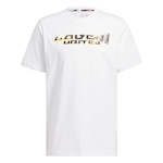 Camiseta Estampada Pride adidas - Masculina BRANCO