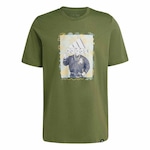 Camiseta adidas Graphic - Masculina VERDE/CINZA