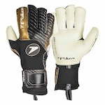 Luva de Goleiro Poker Campo Profissional Altered - Adulto PRETO/AMARELO ESC