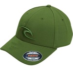 Boné Aba curva Rip Curl Tepan Flexfit Cap Muted - Fechado - Adulto VERDE