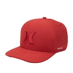 Boné Aba Curva Hurley Rail Sm25 - Snapback - Adulto VERMELHO