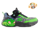 Tênis Skechers Creature Lights Infantil PRETO/VERDE