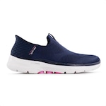 Tênis Skechers Go Walk 6 Fabulous Feminino AZUL ESC/ROSA