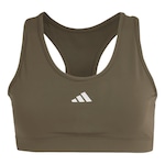 Top adidas Treino Suporte Médio Feminino VERDE