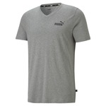 Camiseta Puma Ess V Neck - Masculina CINZA/PRETO