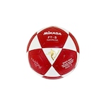 Bola de Futvôlei Mikasa Couro Sint Natalia Guitler Ft-5Wr-Fvn1 VERMELHO/BRANCO