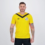 Camisa so Santos Iii 2024 Jogador Umbro - Masculina AMARELO