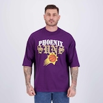 Camiseta Nba Metal Team Phoenix Suns - Masculina ROXO