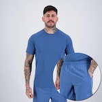 Kit Camiseta Hering + Bermuda Sports - Masculina AZUL