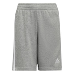 Short adidas Essentials 3 Stripes - Infantil CINZA