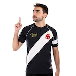 Camiseta de Time Retromania Vasco da Gama 1988 - Masculina PRETO