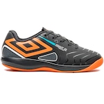 Chuteira Futsal Umbro Pro 5 Jr - Infantil PRETO/LARANJA