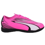 Chuteira Futsal Puma Ultra Play It Jr - Infantil ROSA/PRETO