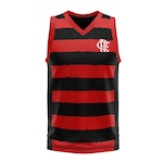 Regata Braziline Flamengo Hino - Infantil PRETO/VERMELHO