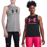 Camiseta Regata Under Armour Live Sportstyle - 2 Unidades - Feminina CINZA