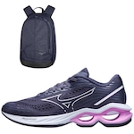 Tênis Mizuno Wave Creation 24 + 1 Mochila Mizuno Fun New - Unissex AZUL