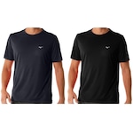 Camiseta Mizuno Energy - 2 Unidades - Masculina PRETO