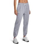 Calça Jogger Under Armour Essential Fleece - Feminina CINZA