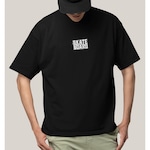 Camiseta Oversized Algodão Prime Wss Skateboard - Masculina PRETO