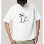 Camiseta Oversized Algodão Prime Wss Sun Gazing - Masculina BRANCO