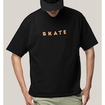 Camiseta Oversized Algodão Prime Wss Skate Key - Masculina PRETO