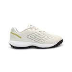 Chuteira Society Umbro Br Jr - Infantil Off White/Preto