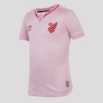 Camisa do Athletico Paranaense Outubro Rosa 2024 Umbro - Feminina ROSA