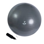 Bola de Ginástica Acte Sports 75cm com Bomba de Ar CINZA