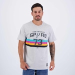 Camiseta Nba San Antonio Spurs City Number Masculina CINZA