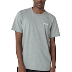 Camiseta Fila Regular Classic - Masculina CINZA/BRANCO