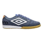 Chuteira Futsal Umbro Class+ - Adulto AZUL ESC/BRANCO