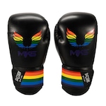 Luvas de Boxe Muay Thai Mks Energy Pride Line - Adulto PRETO