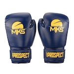 Luvas de Boxe Muay Thai Mks New Prospect - Adulto Azul/Amarelo