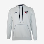 Blusão com Capuz New Balance Viagem Spfc 2024 - Masculino CINZA