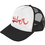 Boné Quiksilver Dna Impaired Trucker 3D - Snapback - Adulto PRETO