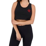 Cropped Braziline Flamengo Stark - Feminino PRETO