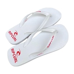 Chinelo de Dedo Rip Curl Brand Logo Masculino BRANCO/VERMELHO