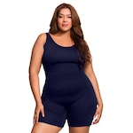 Maiô Selene Natação Plus Size - Feminino AZUL ESCURO