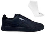 Kit Tênis Puma Shuffle + Meia - Feminino PRETO/CINZA