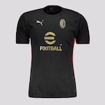 Camisa Milan Treino 2025 Puma - Masculina PRETO