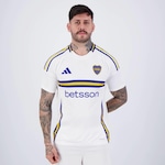 Camisa Boca Juniors Away 2024 adidas - Masculina BRANCO