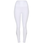 Calça Legging Run More Blocking com Bolso - Feminina BRANCO/PRETO