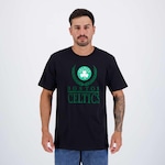 Camiseta Nba Bay Leaf Boston Celtics Masculina PRETO