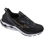 Tênis Mizuno Wave Mirai 6 Knit - Masculino PRETO