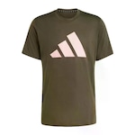 Camiseta adidas Essentials Logo Masculina VERDE ESCURO